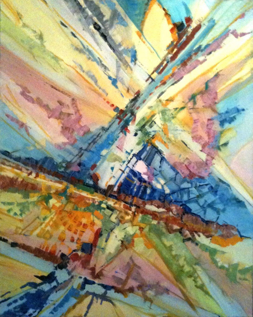 Peinture Galaxie 30F